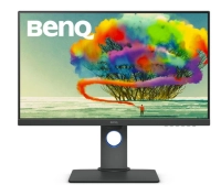 Monitor  benq pd2705q - 27 pulgadas, 250 cd / m², 2560 x 1440 pixeles, 5 ms, negro/gris