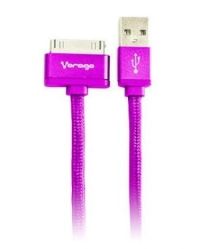 Cable usb vorago cab-118 - 1 m, rosa