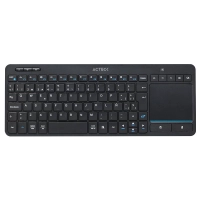 Teclado inspire smart ti707 / inalambrico / multidispositivo / 2.4 mhz + 2 modos bt / touchpad + botones izq-der + multimedia / negro / ac-939621