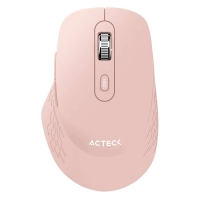 Mouse acteck optimize flow mi480 / inalambrico / 1600 dpi / 6 botones / 10 m / rosa / ac-939850