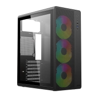 Gabinete media torre essen pro x gm767 elite series - color negro. ac-941709