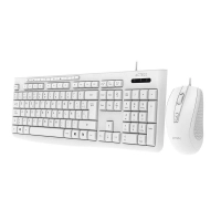Kit acteck creator prime mk455 / teclado y mouse / alambrico / usb 2.0 / windows / español / 105 teclas / membrana / multimedia / optico / 1600 dpi ajustable / 4 botones / blanco / ac-941792 Kit acteck creator prime mk455 / teclado y mouse / alambrico / usb 2.0 / windows / español / 105 teclas / membrana / multimedia / optico / 1600 dpi ajustable / 4 botones / blanco / ac-941792