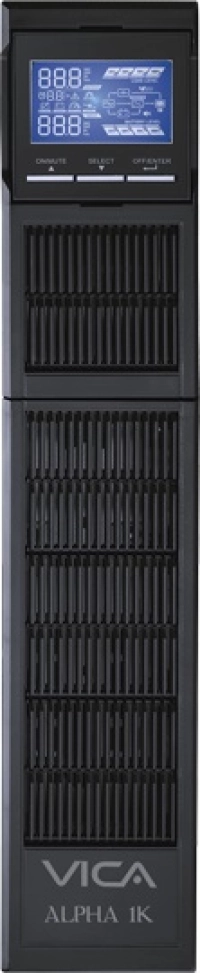 Ups online con doble conversión torre/rack vica alpha 1k - 1000 va, 1000 w, 4 h, negro