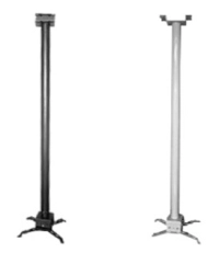 Soporte para proyector generico - 20 kg, color blanco, acero, videoproyector