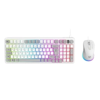 Kit acteck combo squad conquest kg515 / teclado y mouse / alambrico / receptor usb / 97 teclas / optico / 7200 dpi / blanco / ac-940450 Kit acteck combo squad conquest kg515 / teclado y mouse / alambrico / receptor usb / 97 teclas / optico / 7200 dpi / blanco / ac-940450
