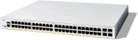 Switch cisco catalyst c1300-48p-4x - montable en rack, equipo sustituto del cbs350-48p-4x-na