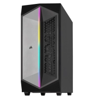 Gabinete  corsair 470t rgb - atx, gabinete, negro