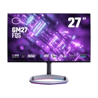 Monitor  cooler master gm27-cfx-us - 27 pulgadas, 1 ms, negro
