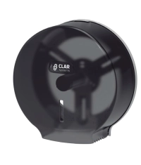 Dispensador de papel higiénico mini innova color humo para rollo industrial 250mm máx.