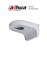 Brazo de pared para camaras domo dahua / hdaw1100m / hdaw1200m / hdabw2120f / hdabw2220fm / hdaw1200ema
