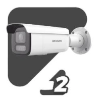 Dual light + 2 micrófonos integrados bala ip 2 megapixel / lente mot. 2.8 a 12 mm / 60 mts luz blanca + 60 mts ir