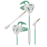 Audífonos  easy-line storm - blanco/verde, 3.5 mm Audífonos  easy-line storm - blanco/verde, 3.5 mm