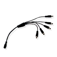 Distribuidor pulpo 1 a 5 canales enson ens-dc15 - negro