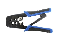 Pinzas ponchadoras de rj45 enson ens-nt02 - negro y azul