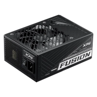 Fuente de poder xpg fusion 1600 titanium 1600w de potencia - atx 3.0 y atx 3.1, clasificación 80 plus titanio. fusion1600t-bkcus