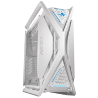 Gabinete asus gr701 rog hyperion white edition eatx - atx, micro-atx, mini-itx, 4 ventiladores preinstalados