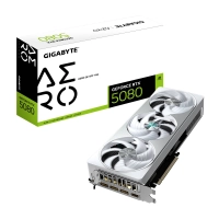 Tarjeta de video gigabyte gv-n5080aero oc-16gd / 16gb gddr7 / pci 5.0 / hdmi 2.1 / hdmi 2.1 / color blanco