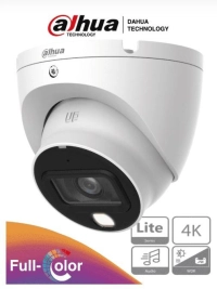 Camara domo eyeball 4k full color - lente de 2.8mm, apertura 106grados, microfono integrado, iluminación 20mtrs, wdr 120db, soporta cvi/cvbs/ahd/tvi