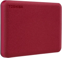 Disco duro externo toshiba canvio advance v10 - 2 tb, usb 3.0, 2.5 pulgadas, rojo