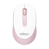 Mouse inalámbrico adesso imouse a30p botón ai copilot - sensor optico, receptor usb, rosa