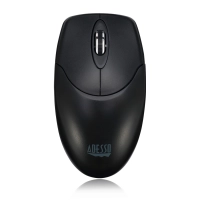 Mouse inalámbrico adesso imouse m60 - antimicrobiano, sensor optico. receptor usb.