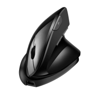 Mouse ergonómico adesso imouse v30 vertica ajustable - inalámbrico de 2, 4 ghz. sensor optico, receptor usb, taa