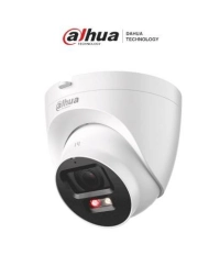 Cámara domo ip 5 mp - iluminador dual inteligente 30 mtrs, disuasión activa, 2.8mm, smd plus, protección perimetral, audio 2 vias, ip67, ranura microsd