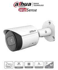 Camara ip bala 2mp - lente 2.8 mm, wizsense, apertura 107 grados, ir 30 mtrs, smd plus, microfono integrado, poe, ranura microsd, ip67, wdr real 120db
