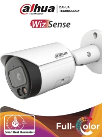 Camara ip/dahua/ipc-hfw2249s-s-il/bullet ip 2 mp/iluminador dual inteligente+full color/ wizsense/ lente de 2.8mm/ 107 gds/ microfono integrado/30 m ir y luz visible/ metalica/ ranura msd/ wdr/poe