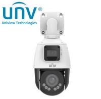 Cámara ip ptz dual unv (ipc9312lfw-af28-2x4) 2mp