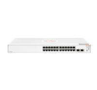 24x puertos rj-45 10/100/1000 mbps - 2x puertos sfp 1gbe, 52 gbps.