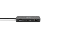 Estación de acoplamiento portátil kensington sd1650p - usb c, negro