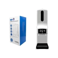 Termómetro inteligente con dispensador de gel marca ksa modelo k9 pro Termómetro inteligente con dispensador de gel marca ksa modelo k9 pro