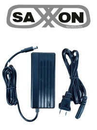 Fuente saxxon ka3602a1203000p - fuente de poder regulada - alimentación 12 vcc 3 amper, conector macho, voltaje de entrada: 100-240v, ideal para cámaras de