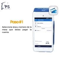 Pago en mesa es una aplicación móvil para pago de cuentas en el sistema restaurantero pacific soft