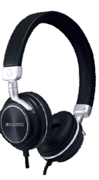Audifonos on ear lf acoustics feel - negro, alámbrico, 1.1 m