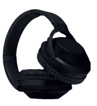Audifonos over ear lf acoustics aura - negro, bluetooth 5.0