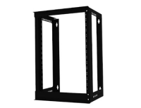 Rack de pared laces la100rp14 - negro, acero, montado en la pared