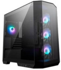 Gabinete gamer msi mag pano m100r pz black