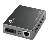 Convertidor multimedia de modo individual gigabit tp-link mc210cs para ampliar la distancia de fibra hasta 15km