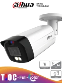 Dahua hac-me1809th-a-pv - cámara bullet tioc 4k/ lente de 3.6mm/ luz de 40 mts/ micrófono integrado/ 1 salida de alarma/ soporta: cvi/tvi/ahd/ ip67/