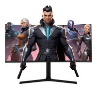 Monitor game factor mg802 34 pulgadas uwqhd - curvo 1500r, 180hz, 3440x1440, 1 ms, 2xdp, 2xhdmi