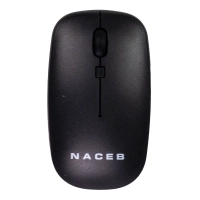 Naceb mouse slim negro inal 2.4g na-0136n Naceb mouse slim negro inal 2.4g na-0136n