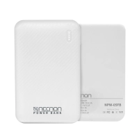 Powerbank npw-05fb necnon 5000mah carga 2.1a 1 a 2 cargas