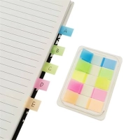 Banderital nextep ne-051 minis de 5 colores neon con 10 paquetes de 100 hojitas