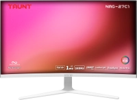 Monitor gaming led curvo 27 nmg-27c1 va 165hz 1ms low bluelight flickerfree freesync rgb vesa 16:9 fhd 1920*1080 hdmi dp blanco