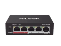 Switch poe+ / 4 puertos 10/100 mbps poe+ (af / at) / 1 puerto 10/100 mbps uplink / modo extendido hasta 250 metros / 35 watts