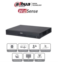 Nvr 8mp - 16 canales ip poe, wizsense, con ia, 2 bahías discos duros, 1 ch reconocimiento facial, 10 bases de datos de rostros, soporta camaras con ia