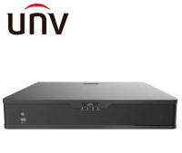 Nvr 8mp 32 ch / 16 poe unv (nvr304-32s-p16) capacidad 4 discos duros hasta 10 tb c/u
