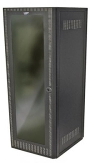 Gabinete de piso north system - negro, independiente, 190 kg, 26u, 78 kg